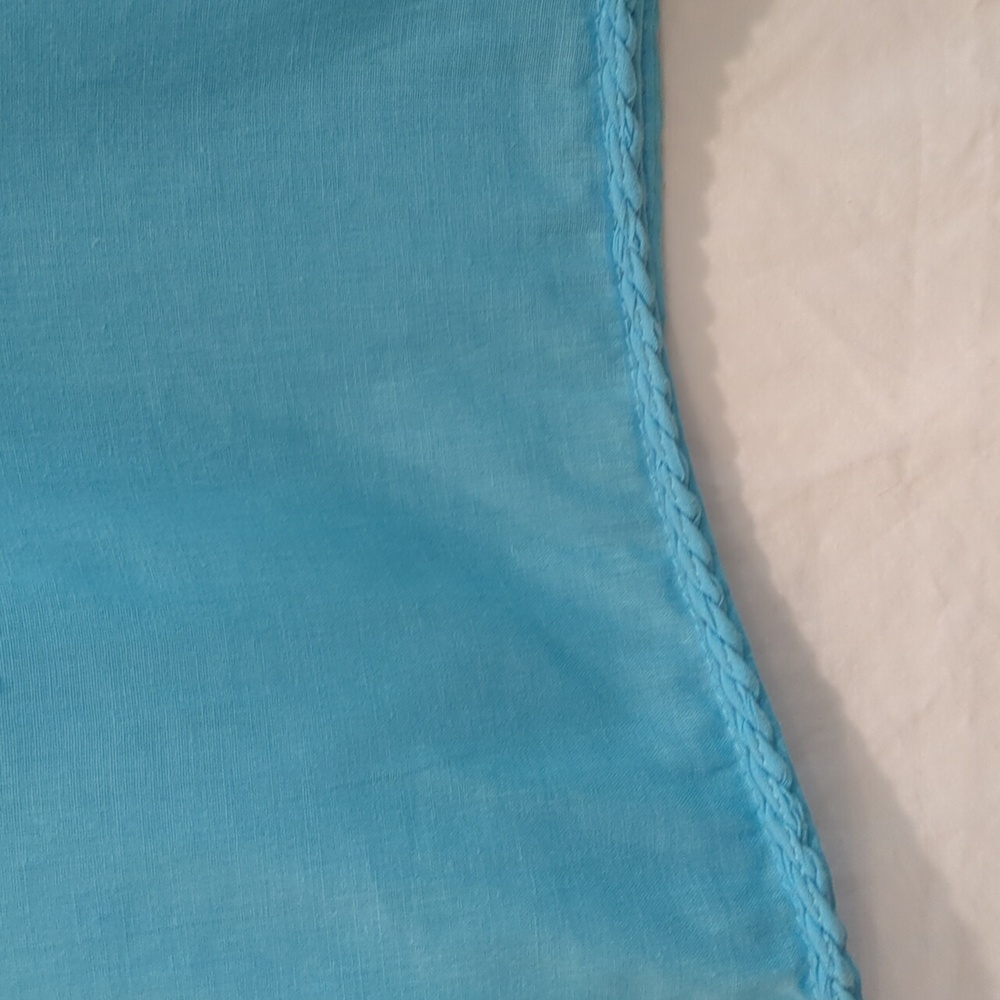 Mud Pie Blue and White Tunic Top Small - Picture 7 of 15